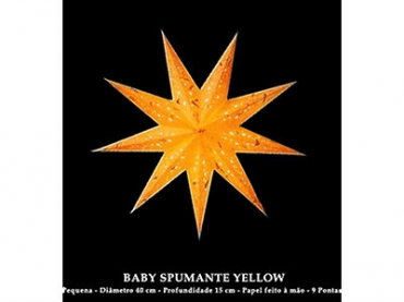 Candeeiro Estrela Starlightz Spumante Yellow